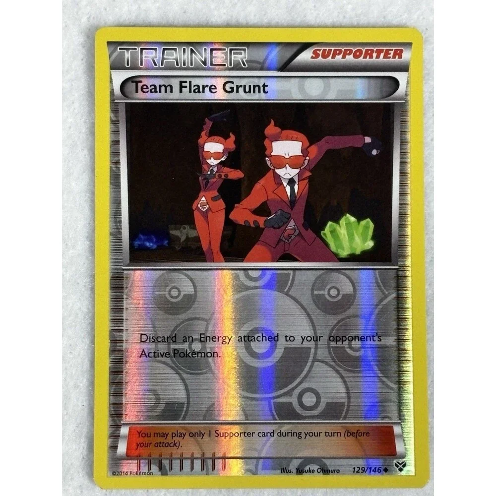 Pokémon XY Reverse Holo Trainer Card Lot of 12 Muscle Band Teammates NM/LP